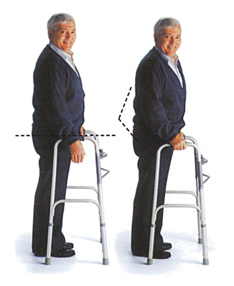 Medline Basic Two-Button Adult Walker (Pack of 4)