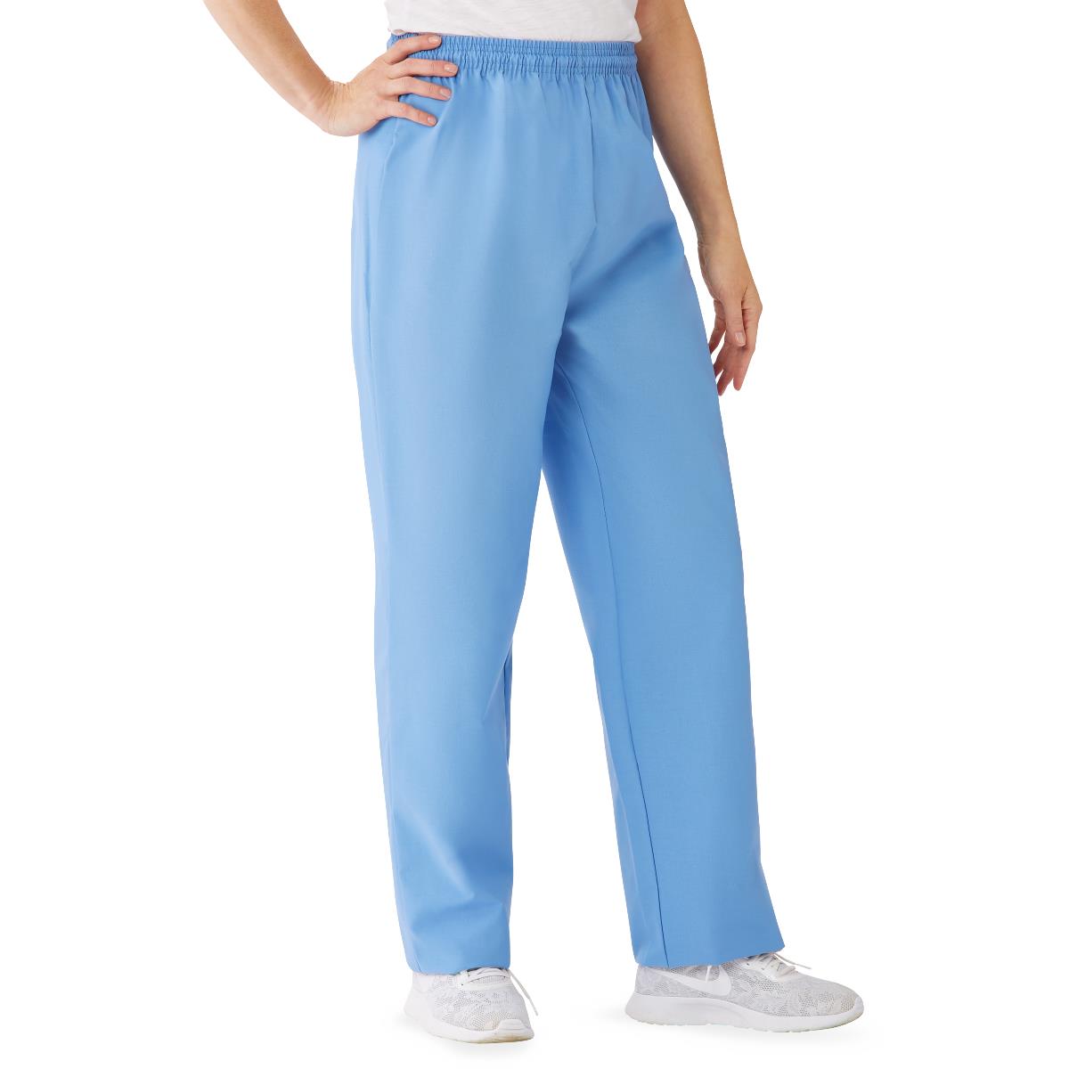 AngelStat Women's Elastic Waist Scrub Pants with Drawstring