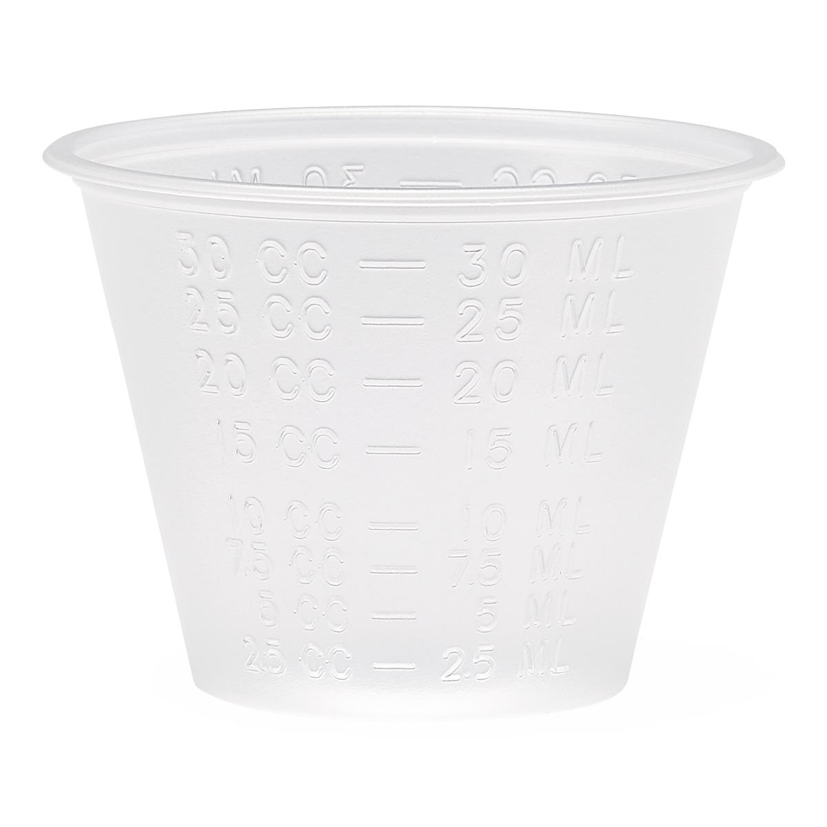 Nonsterile Graduated Plastic Medicine Cups
