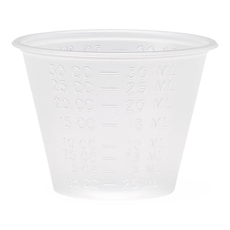 Nonsterile Graduated Plastic Medicine Cups