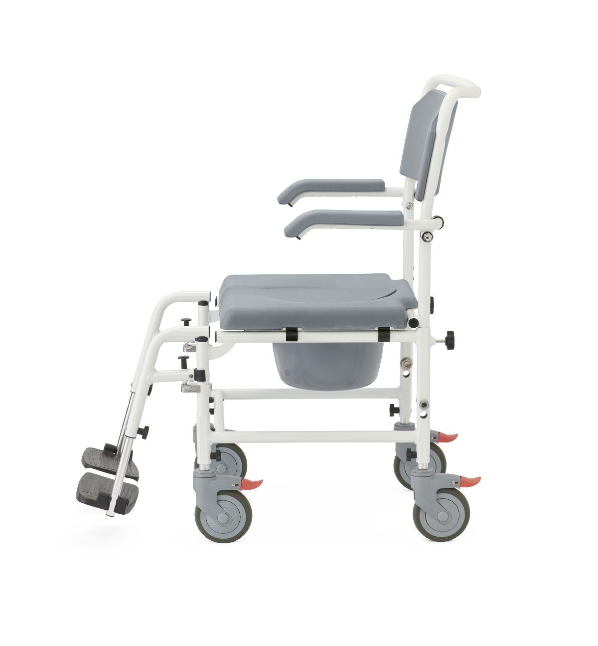 Aluminum Commodes with Wheels