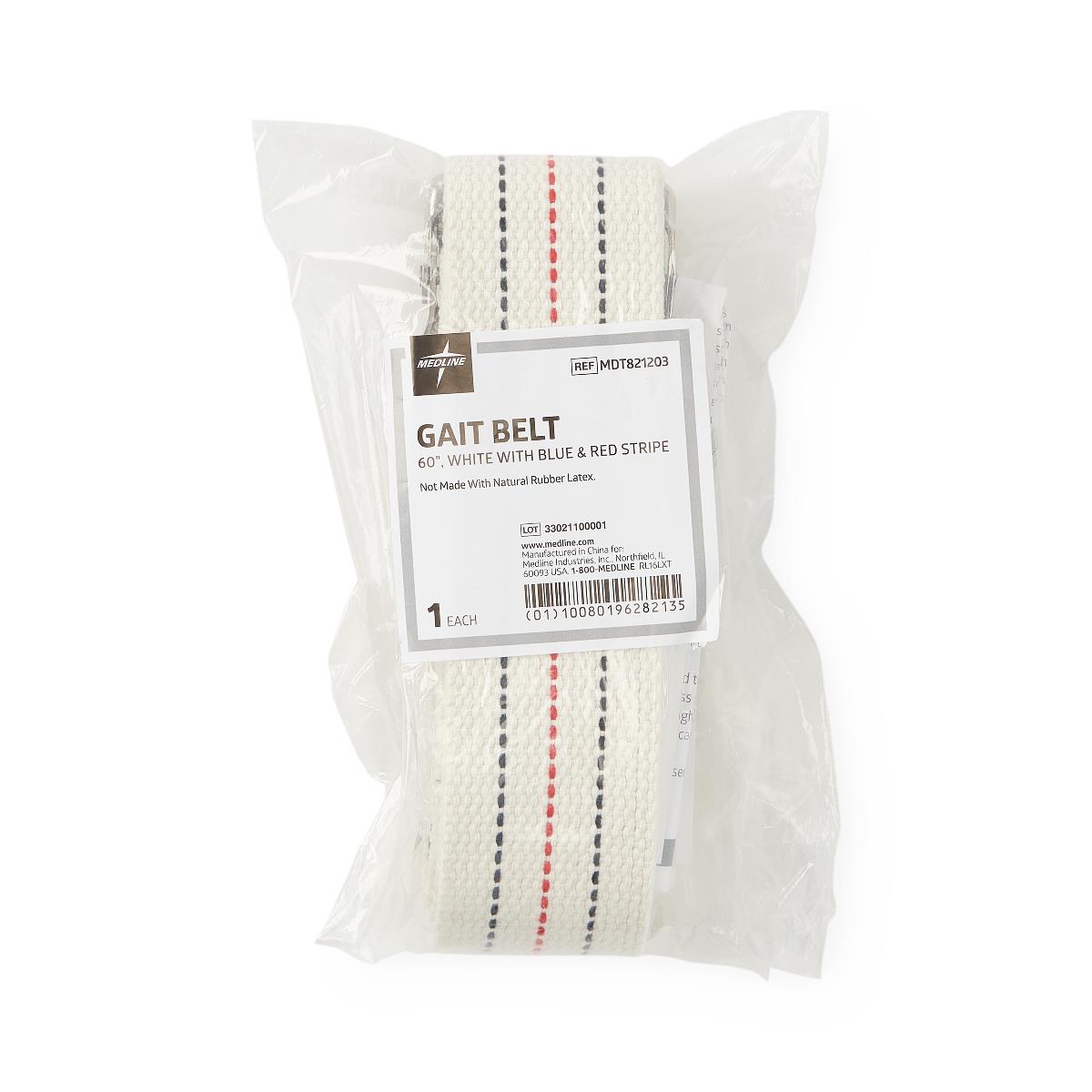 Medline Washable Cotton Gait Belts