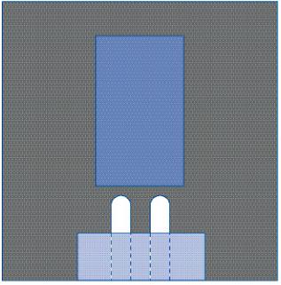 Bilateral Split Surgical Drape