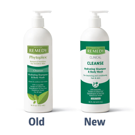 Medline Remedy Clinical Hydrating Shampoo and Body Wash