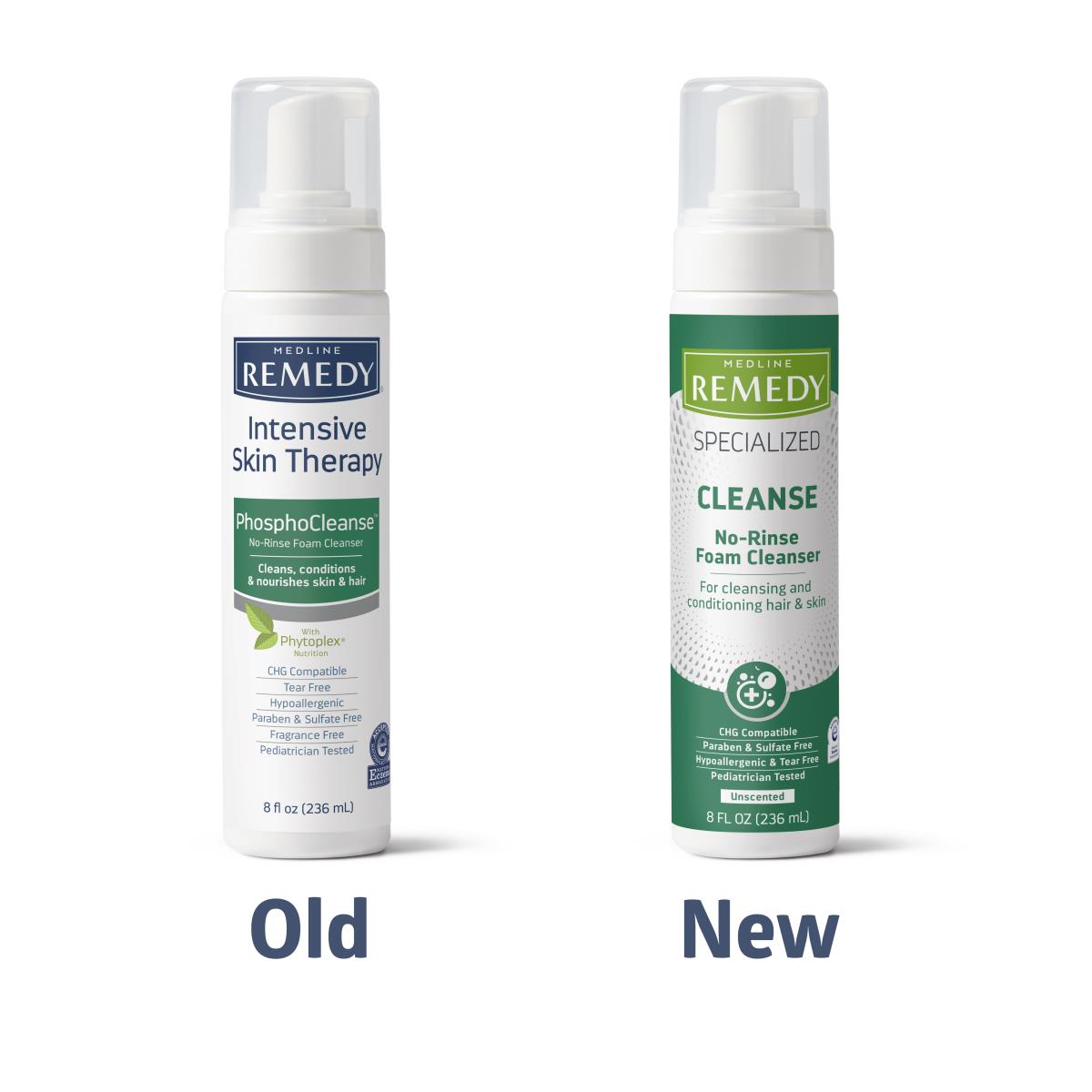 Medline Remedy Specialized No-Rinse Foam Cleanser