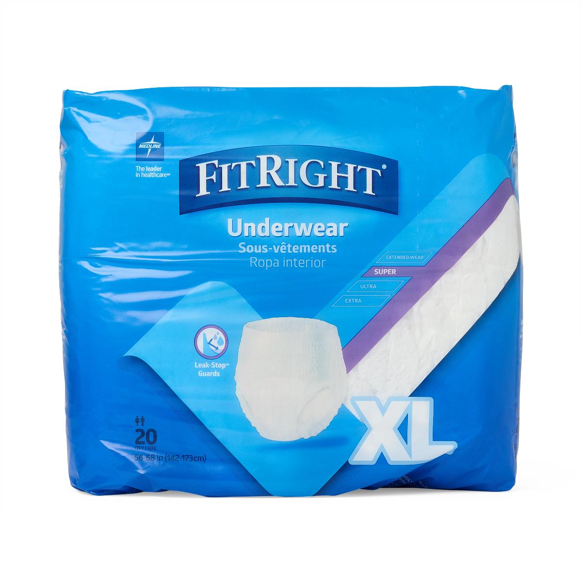 FitRight Super Adult Incontinence Underwear