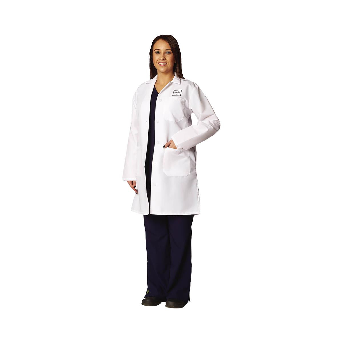 Medline Women's Classic Staff-Length Lab Coats
