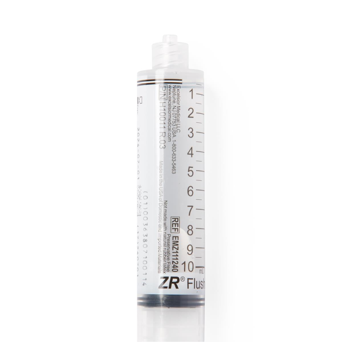 10 mL IV Flush Syringe Prefilled with 10 mL Saline