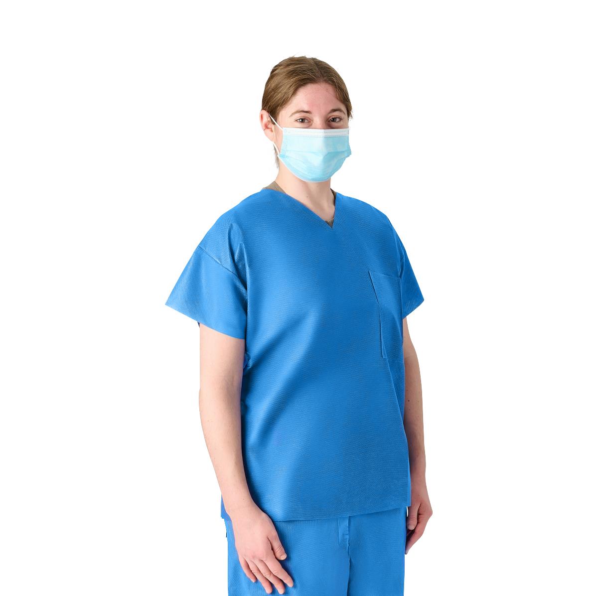 Medline Disposable Unisex Scrub Shirts