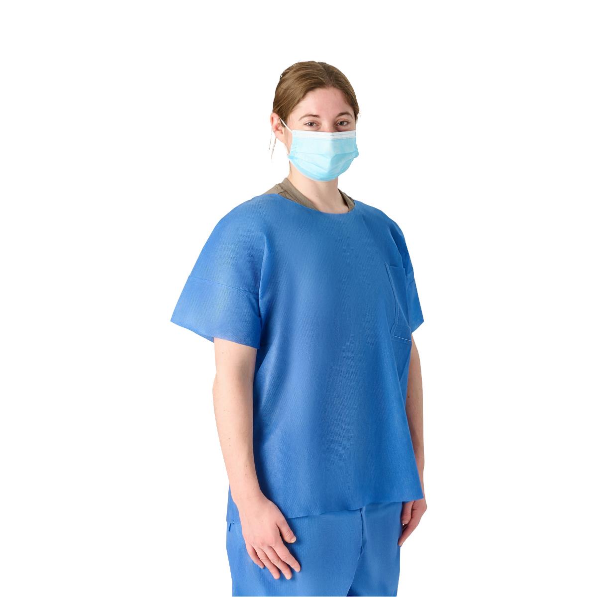 Medline Disposable Unisex Scrub Shirts