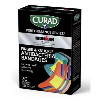 CURAD Performance Series IRONMAN Antibacterial Bandages