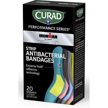 CURAD Performance Series IRONMAN Antibacterial Bandages
