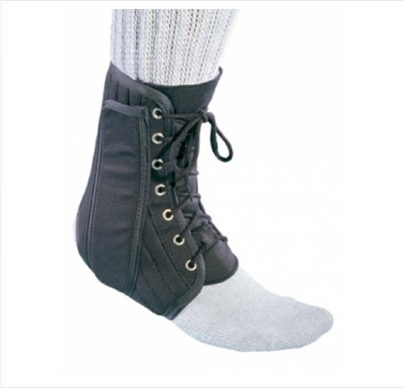 Ea/1 Procare Lace-Up Ankle Brace,Canvas Medium, 8.5" To 10" Ankle