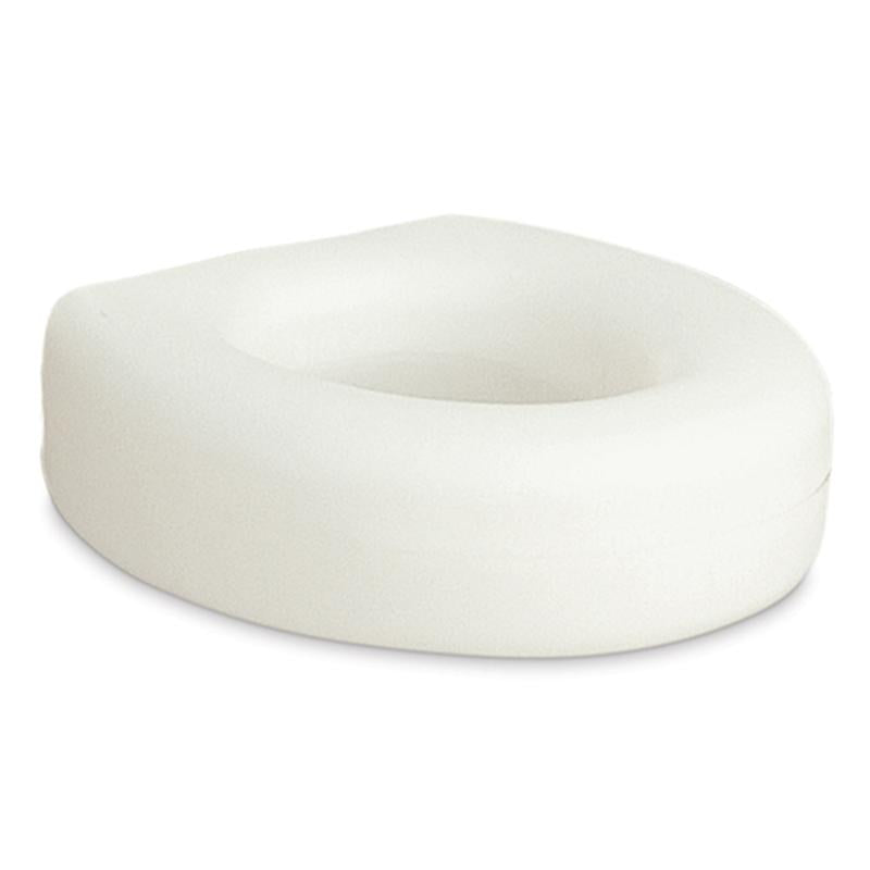 Asiento de inodoro portátil elevado, blanco, 4" - 1 unidad