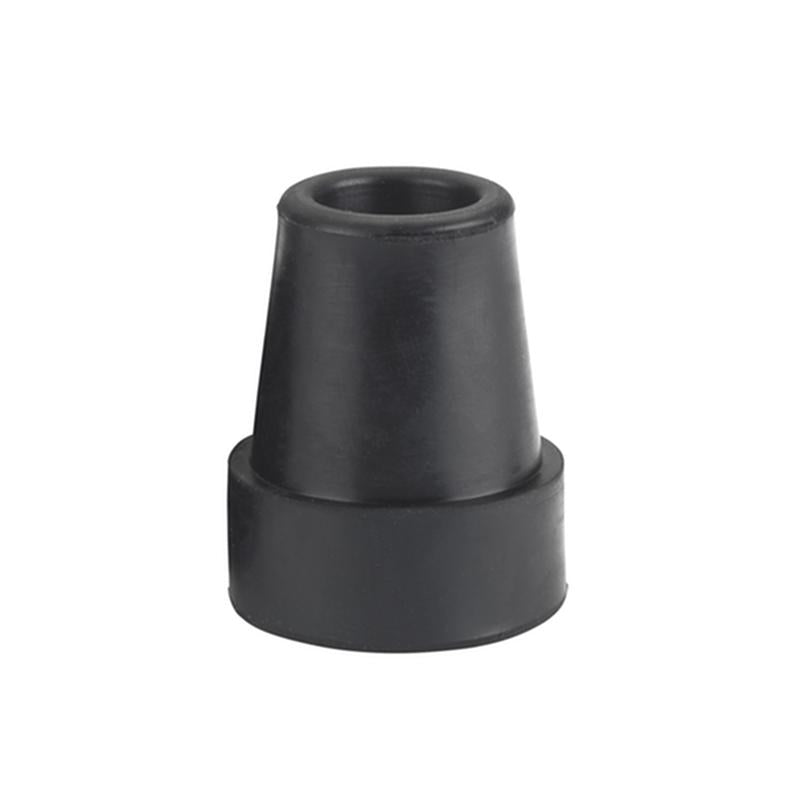 Embout de canne de rechange, 3/4" de diamètre, noir - 1 pièce