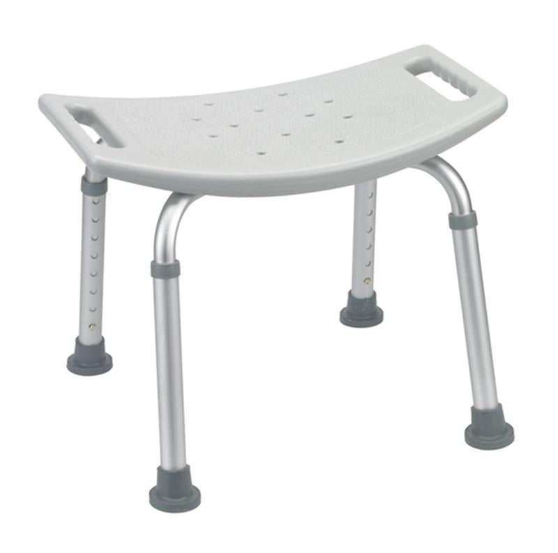 Banc de douche de sécurité pour salle de bain, gris - 1 pièce