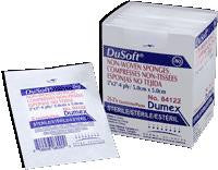 Esponja Dusoft Bx/25, 2 pulgadas x 2 pulgadas, 4 capas, estéril, 2'