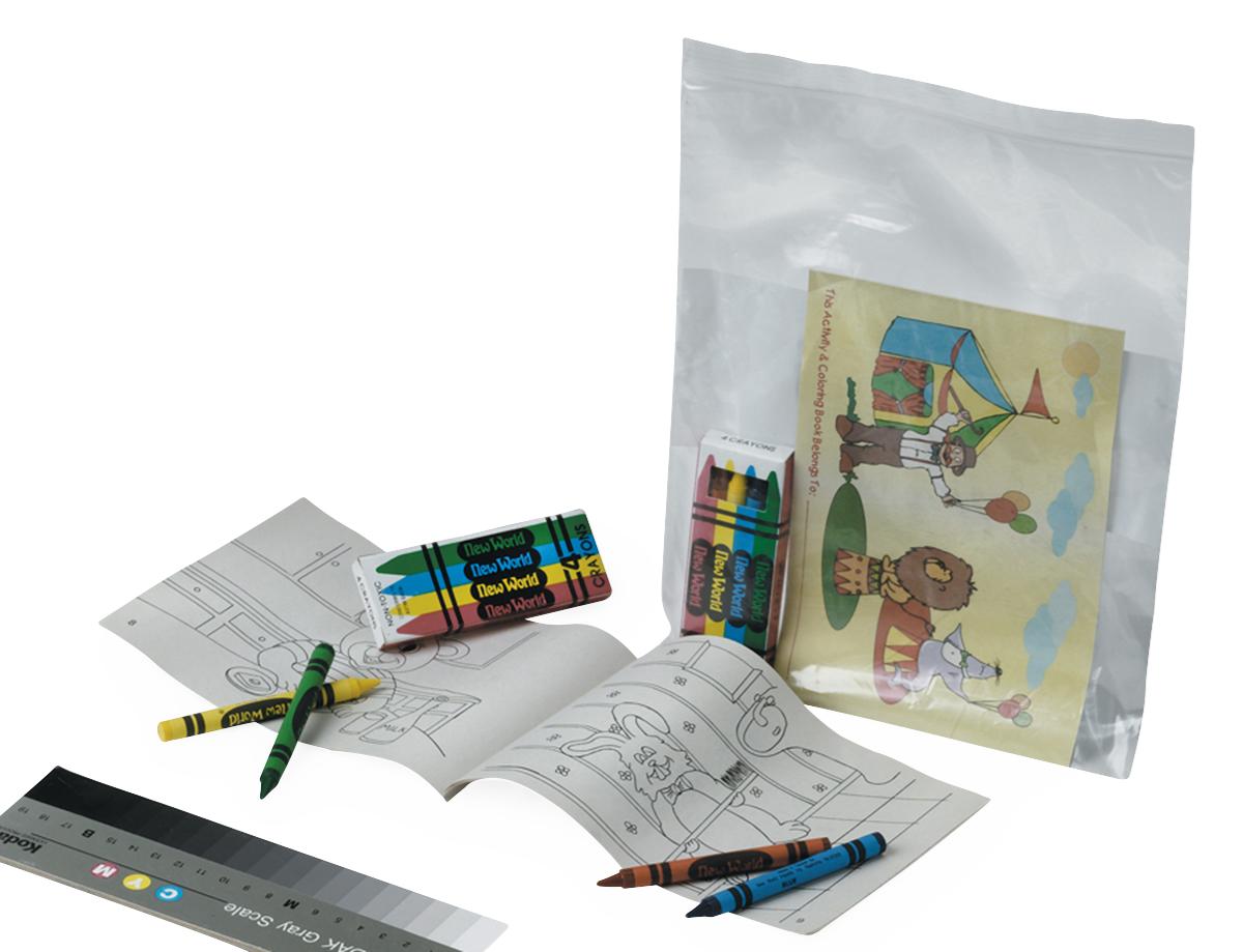 Medline Pediatric Coloring Book and Crayons