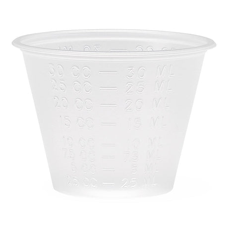 Nonsterile Graduated Plastic Medicine Cups