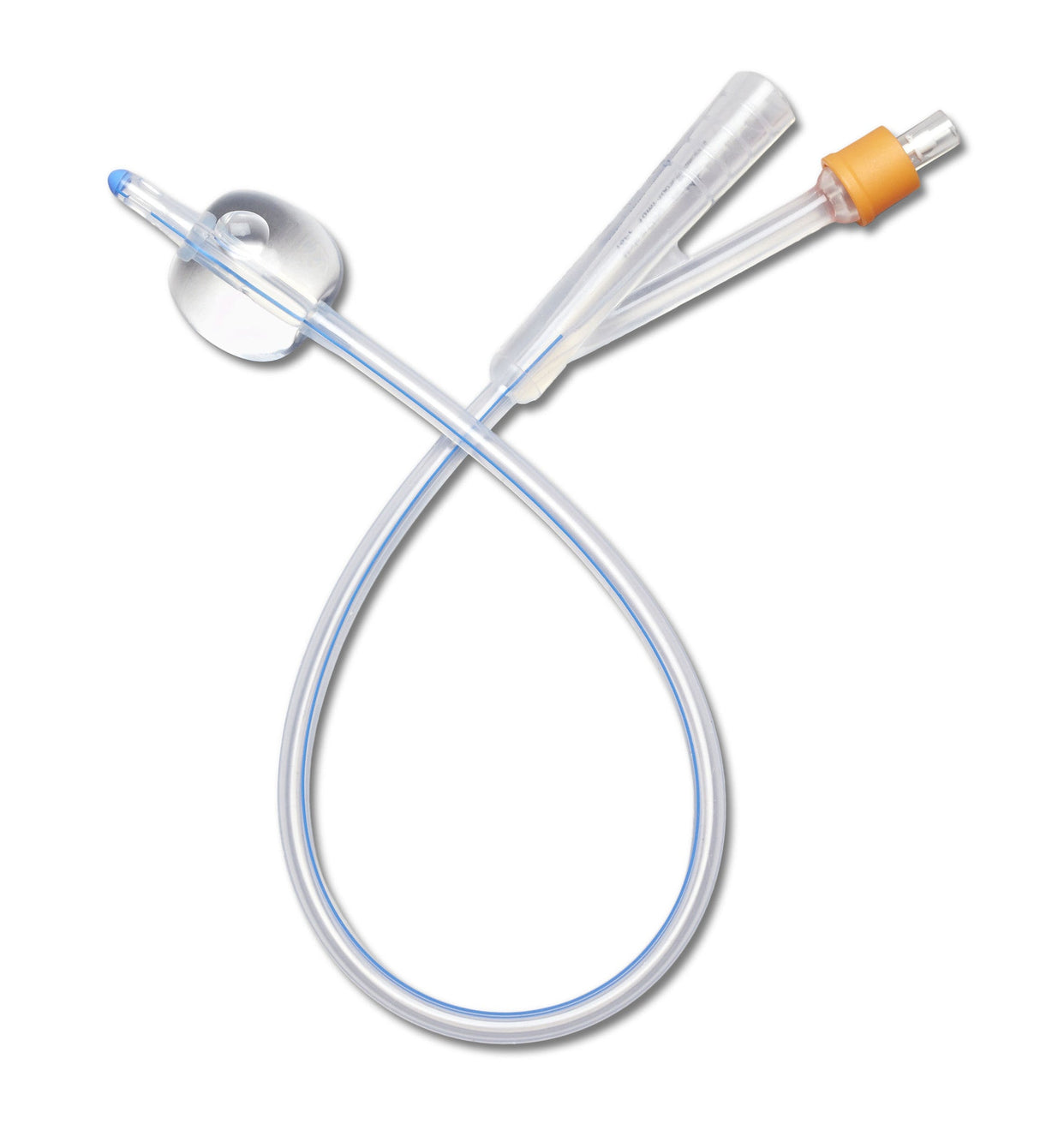 Bx/10 Silicone Foley Catheter 2-Way, 18Fr 10Cc Sterile, Latex-Free