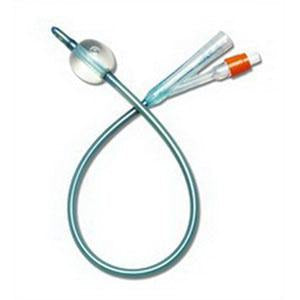 Bx/10 Silvertouch 2-Way Silver Hydrophilic Coated 100% Silicone Foley Catheter, 16Fr 5Cc Balloon