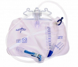 Ea/1 Medline Urinary Drainage Bag With Anti Reflux Tower, 2000Ml -