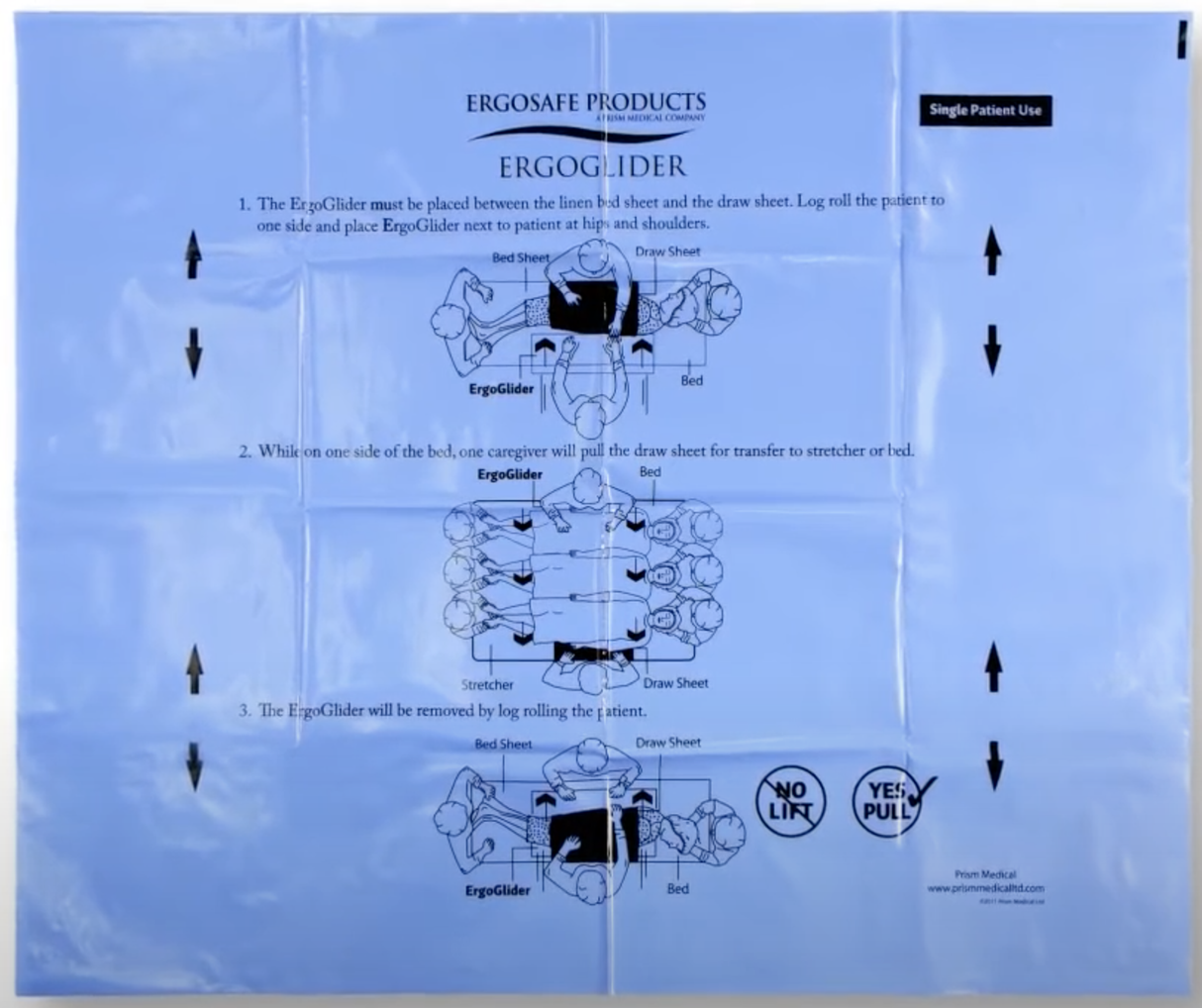 Sábana de transferencia desechable ErgoGlider