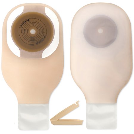 Bolsa drenable de una pieza Premier, abertura de estoma precortada de 1-1/2" (38 mm), cierre con pinza - Caja de 10