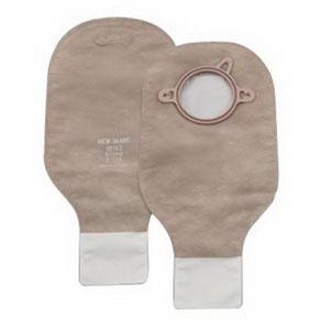 New Image Two-Piece Drainable Pouch, Flange 2-3/4" (70Mm), Beige 12" (30Cm) - Box Of 10