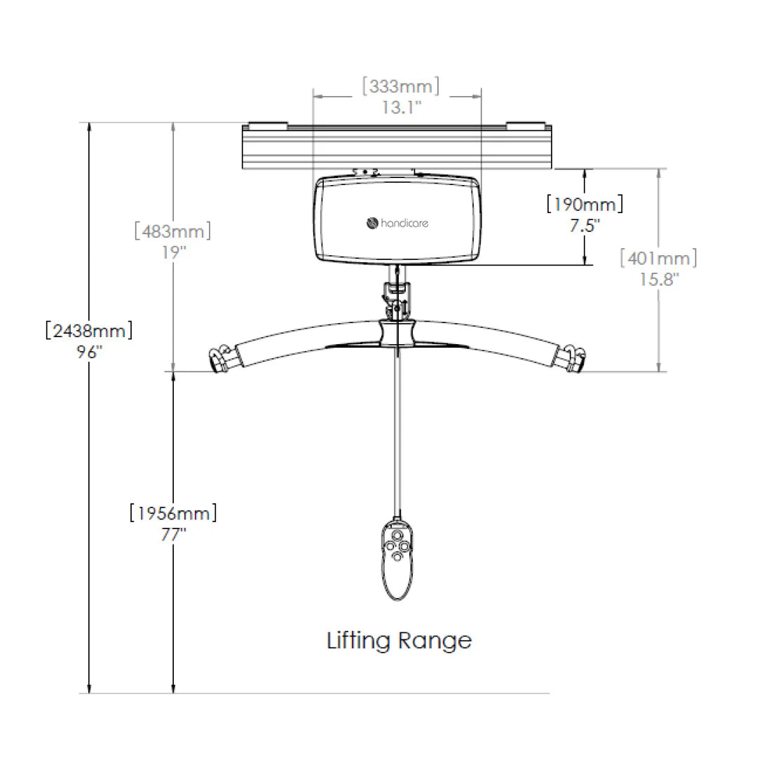 C 800 Bariatric Ceiling Lift