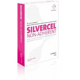 Pansement antimicrobien non adhérent à base d'hydro-alginate Silvercel Bx/10 avec argent 11 cm x 11 cm