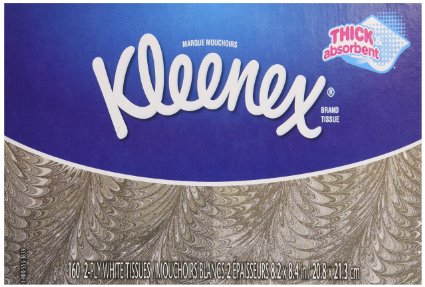 (Cs/36)  Box/100  Kleenex, 2 Ply, White