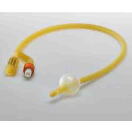 Bx/10 Dover Foley Catheter Silicone Elastomer Coated,2-Way,18Fr,30Cc