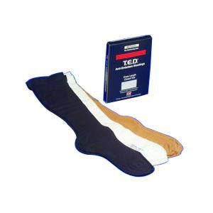 (Cs12) Medias antiembolia hasta la rodilla, tamaño mediano/normal, beige, 1 unidad