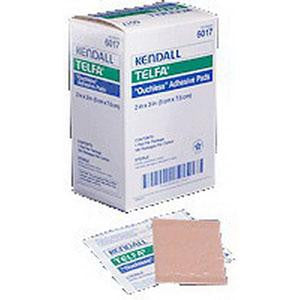 Apósito adhesivo Telfa Ouchless, 2 x 3 pulgadas, caja de 100