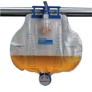 Ea/1 Dover Urine Drainage Bag Needle Sampling,Anit-Reflux Device,Drain Port 2000Ml