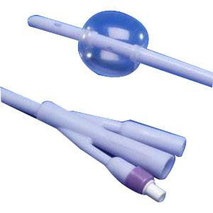 Bx/10 Dover 100% Silicone Folley Catheter. 8Fr, 3Cc, 2 Way Pediatric