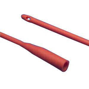 Cs/100 Dover Red Rubber Robinson Catheter Sterile 14Fr 16In