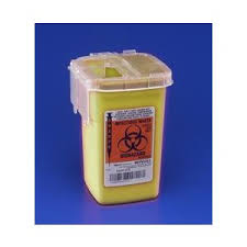 Ea/1 Phlebotomy Sharps Container 1Qt, Yellow