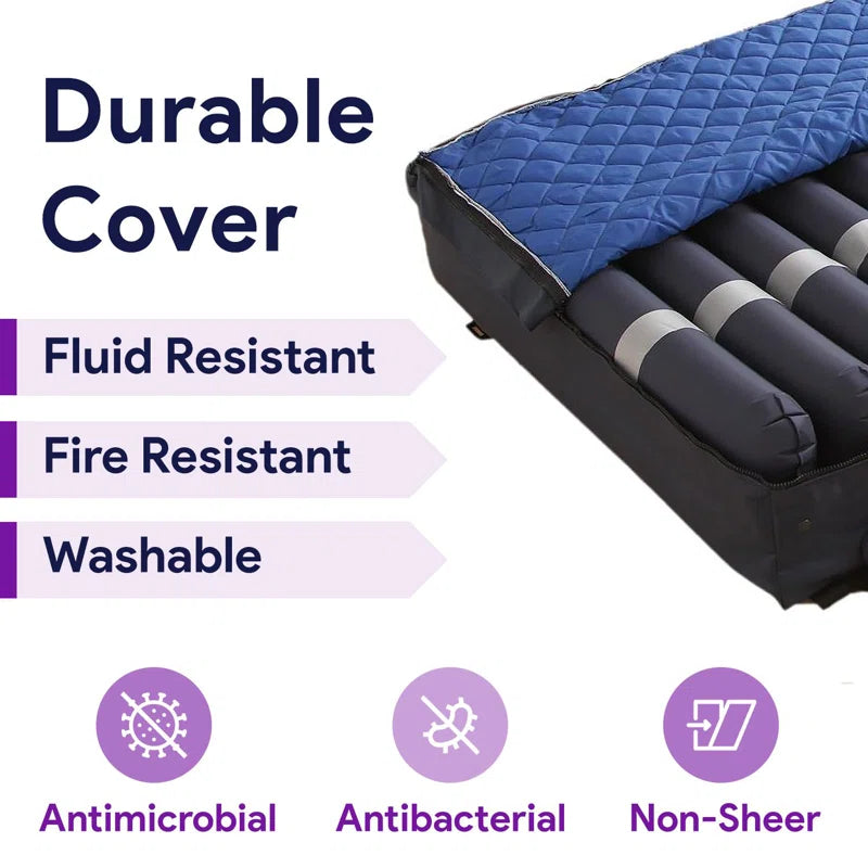 Matelas pneumatique à pression alternée à faible perte d'air pour lit d'hôpital et de soins à domicile 