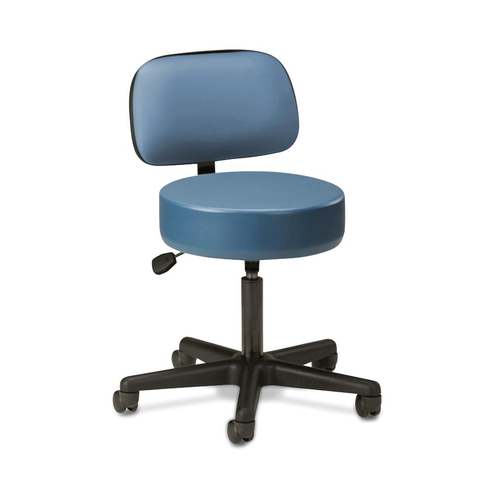 5-Leg Pneumatic Stool with Backrest