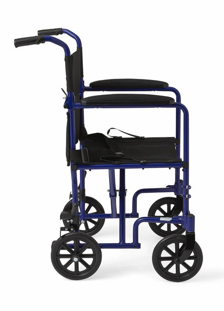 Medline Basic Aluminum Transport Chair