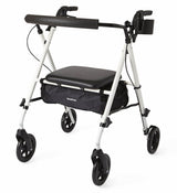 Medline Luxe Extra-Wide Rollator White