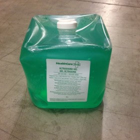 Gel de ultrasonidos de baja viscosidad, paquete de cubo de 5 l, 1 unidad, color verde