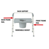 Bariatric Commode (Pack of 2)