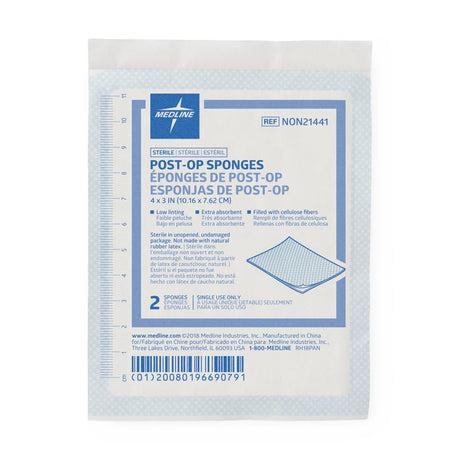 Medline Post-Op Sterile Gauze Sponges