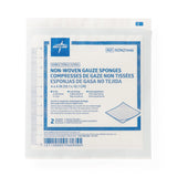 Medline Standard Sterile Nonwoven Gauze Sponges