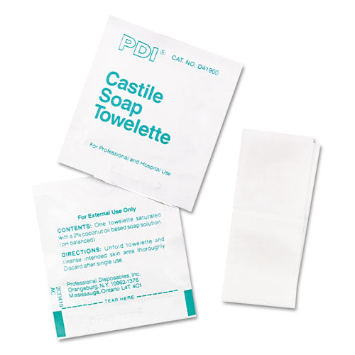 Lingettes en savon de Castille Bx/100