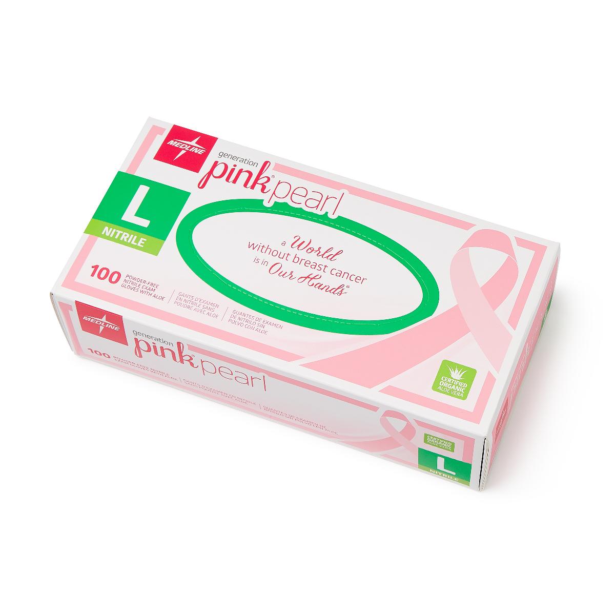 Generation Pink Pearl Nitrile Exam Gloves