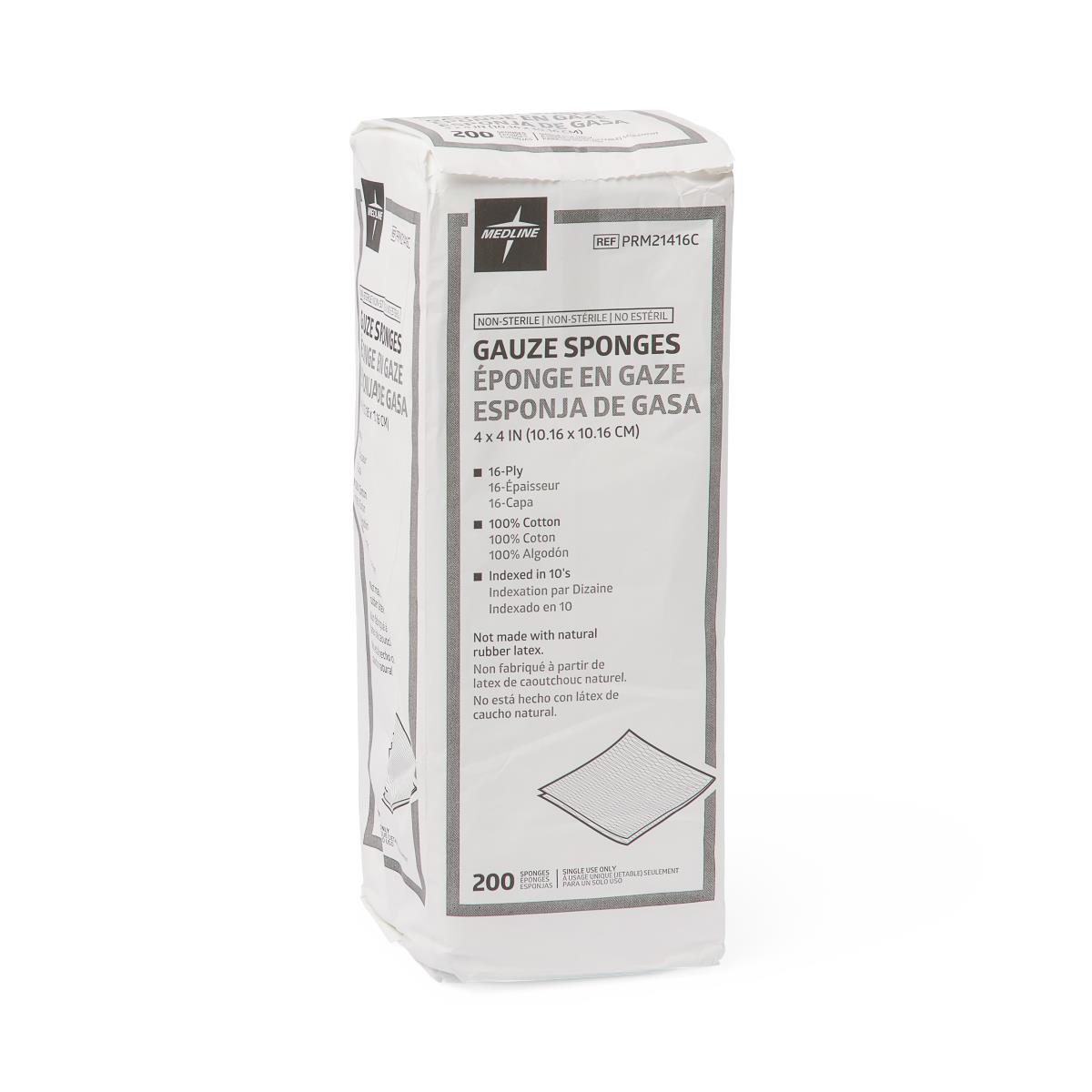Nonsterile 100% Cotton Woven Gauze Sponges